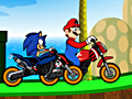 Permainan Mario Vs Sonic Racing