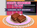 Permainan Sara`s Cooking Class Caramel Nut Brownie