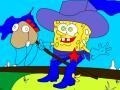Permainan Cowboy Spongebob Coloring