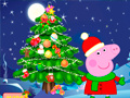 Permainan Peppa Pig Christmas Tree Deco