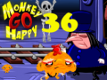 Permainan Monkey Go Happy Stage 36