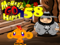 Permainan Monkey Go Happy Stage 58