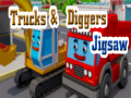 Permainan Trucks & Digger Jigsaw 