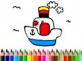 Permainan Back to School: Boat Coloring