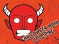 Permainan Halloween Mask Coloring Book