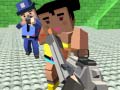 Permainan GunGame shooting warfare: blocky gangster