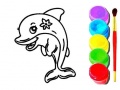 Permainan Dolphin Coloring Book