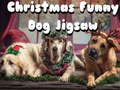 Permainan Christmas Funny Dog Jigsaw