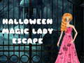 Permainan Halloween Magic Lady Escape
