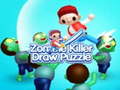 Permainan Zombie Killer Draw Puzzle 