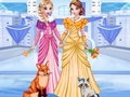 Permainan Elsa & Anna's Icy Dress Up