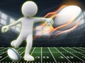 Permainan Stickman Rugby Run And Kick