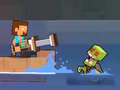 Permainan Pirate Block Craft Monster Shooter