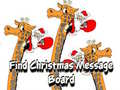 Permainan Find Christmas Message Board