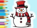 Permainan Coloring Book: Snowman Family