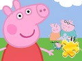 Permainan Jigsaw Puzzle: Peppa With Family