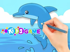 Permainan Coloring Book: Cute Dolphin