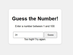 Permainan Number Guessing Game