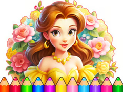 Permainan Coloring Book: Flower Dress Up