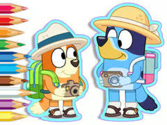 Permainan Coloring Book: Bluey Camping