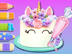 Permainan Coloring Book: Unicorn Cake