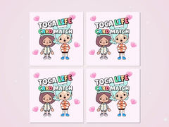 Permainan Toca Life Memory Card Match