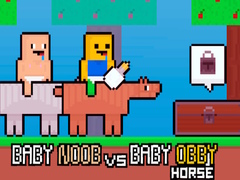 Permainan Baby Noob vs Baby Obby Horse