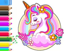 Permainan Coloring Book: Unicorn Garden
