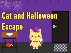 Permainan Cat and Halloween Escape