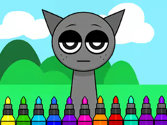 Permainan Coloring Book: Sprunki Incredibox Gray