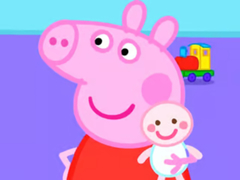 Permainan Jigsaw Puzzle: Peppa Pig New Baby