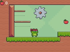 Permainan Green Ninja Collects Apples