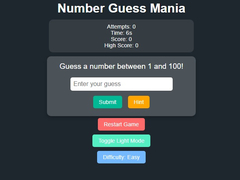 Permainan Number Guess Mania