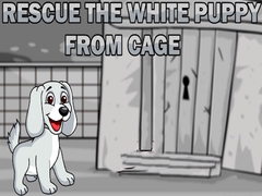 Permainan Rescue the White Puppy from Cage