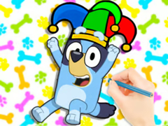Permainan Coloring Book: Clown Bluey
