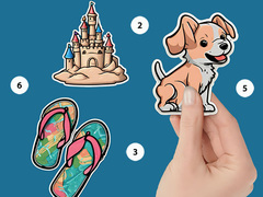 Permainan Sticker Book Puzzle Color By Number