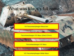 Permainan Tank Quiz: Maus