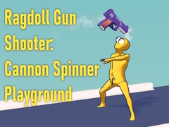 Permainan Ragdoll Gun Shooter: Cannon Spinner Playground