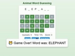 Permainan Animal Word Guessing Game