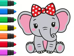Permainan Coloring Book: Elephant