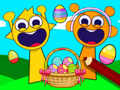 Permainan Coloring Book: Sprunki Incredibox Easter