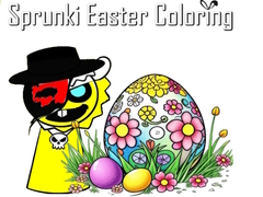Permainan Sprunki Easter Coloring