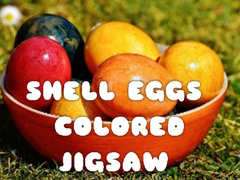 Permainan Shell Eggs Colored Jigsaw