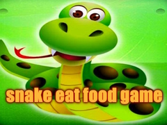 Permainan snake eat food game