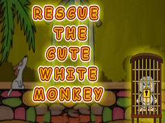 Permainan Rescue the Cute White Monkey