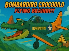 Permainan Bombardiro Crocodilo Flying Brainrot