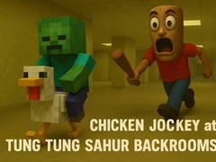 Permainan Chicken Jockey at Tung Tung Sahur Backrooms