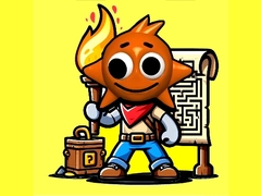 Permainan Sprunki Torches Maze