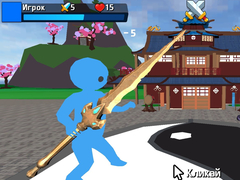 Permainan Obby Stickman  On Swords