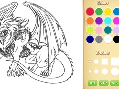 Permainan Dragon Chimera Coloring Book